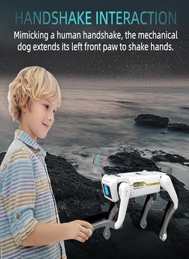 KIDIIG Robot Dog, AI Dog, AI Smart Pet, Will Dance and Kungfu, Voice/App/Remote Control, Support Action Programming, AI Robot Ideal Gift for Adults/Kids, White - Image 3